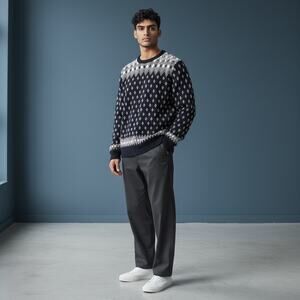 Todd Snyder fair isle sweater medium